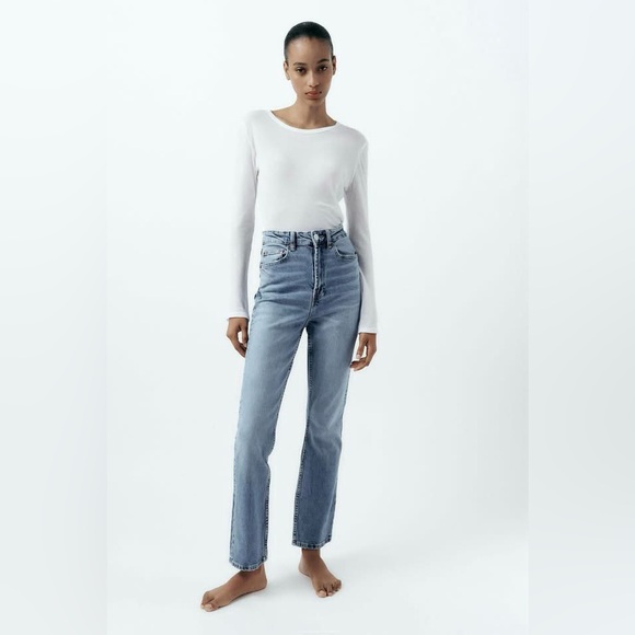 ZARA Stove Pipe Women’s Jeans NWT - Picture 2 of 11